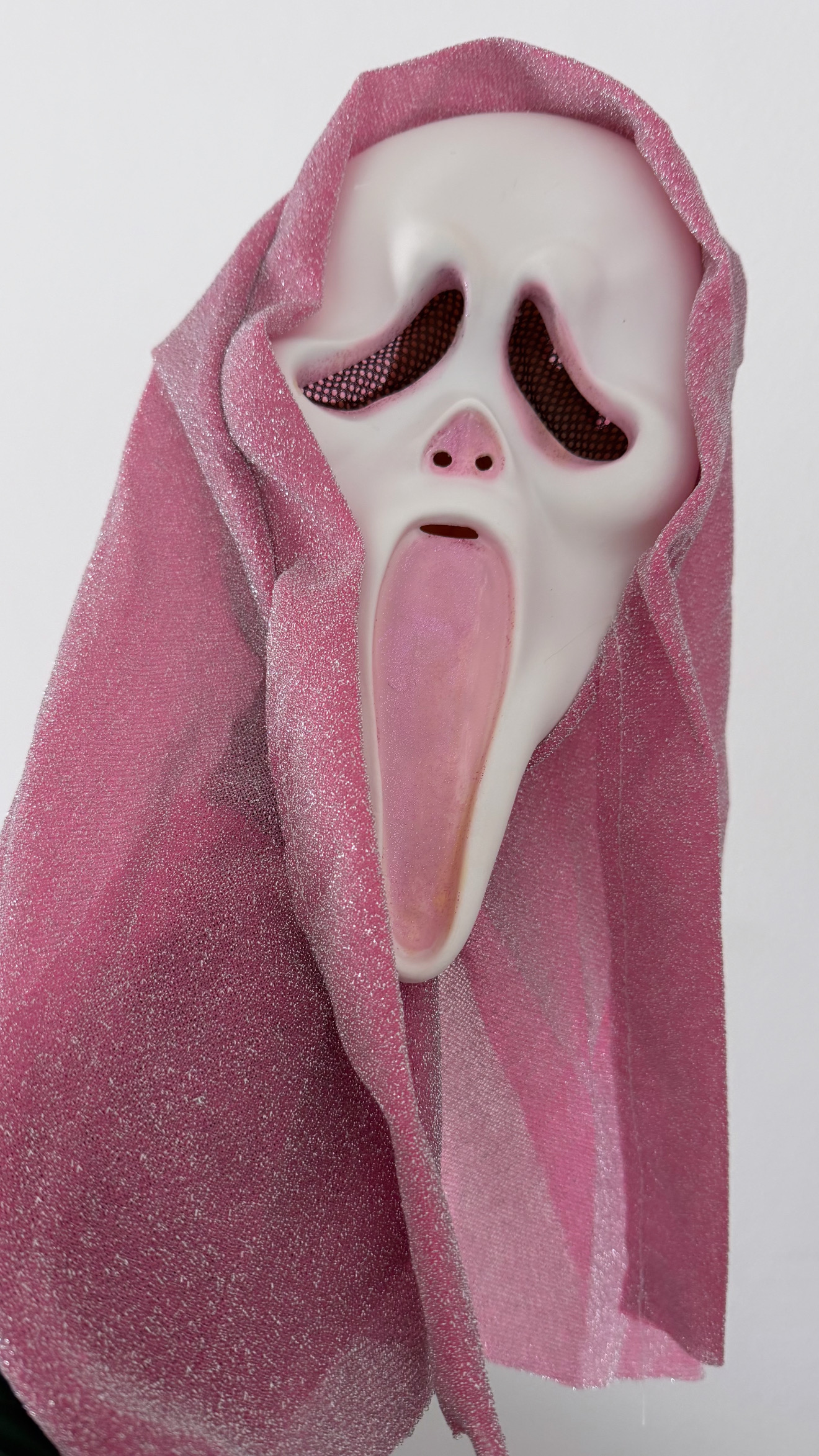 Máscara rosa scream